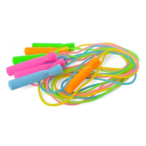 Скакалка 270см,мотузка гума,ручка пластик,підшипник,5 кольорів /180/