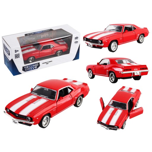 Автомодель - CHEVROLET CAMARO 1969 (червоний)