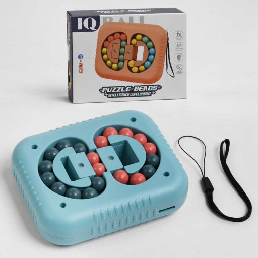 Головоломка-антистресс IQ Magic Bean Cube Bule Bal, 12 см, в кор. /120/