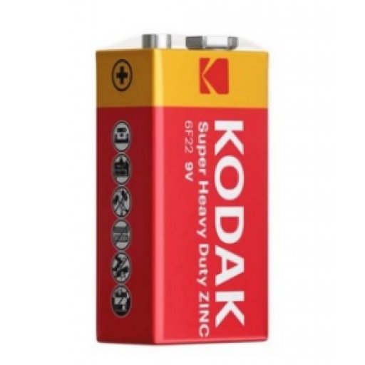 Батарейки Kodak 9V крона короб // цена за 1 шт.