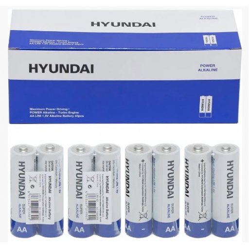 Батарейки Hyundai LR6, ціна за 1 шт. уп 40 шт