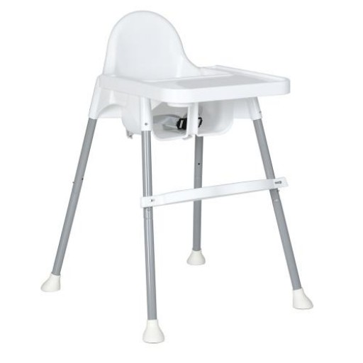 Стульчик M 4209-2 White (1шт) для годування, пластик, білий