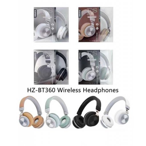 Навушники 4 кольори, бездротові Bluetooth, радіо, мікрофон, USB кабель, частота 2,48 GHz, в кор, МІКС ВИДІВ /60/
