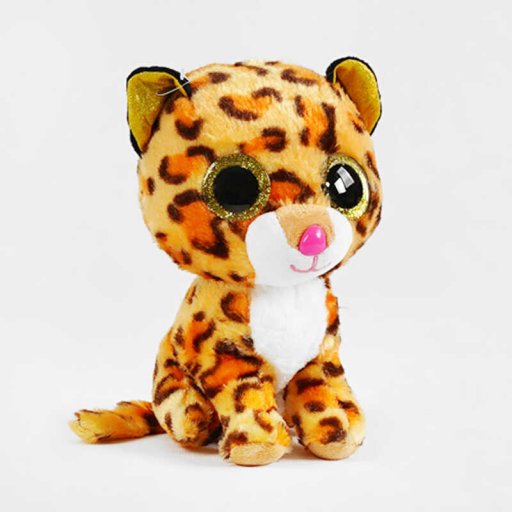 М`яка іграшка "Леопард", окастик, висота 22 см /300/