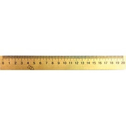 Лінійка дерев'яна 20 см (шовкографія) 10 шт. в уп. //