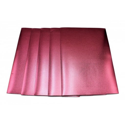 Кольорова ЕВА піна з металізована(Фоаміран)А4,21х29,7см,1,8 мм 5 аркуш.рожевий //