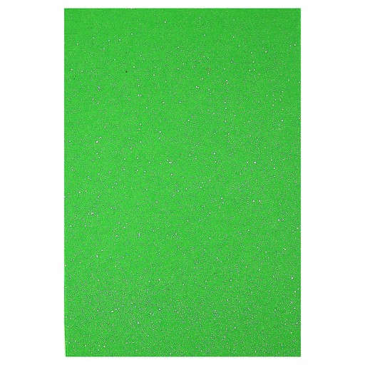 Фетр HARD 170GSM 1,2мм "Зеленый" Glitter 10PC/OPP A4, 1шт/этик. UA