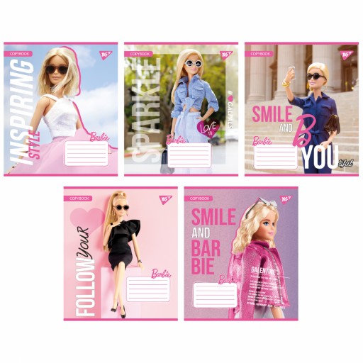 А5/12 кл. Yes Barbie, зошит учнів. ціна за 25 шт. //