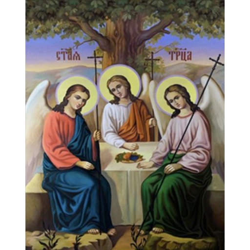 Набір для творчості алмазна картина Свята Трійця Strateg розміром 30х40 см кв (HEG86046)