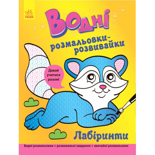 Водні розмальовки-розвивайки : Лабіринти (у)(34.9)