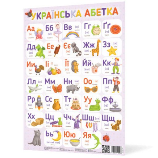 Плакат Українська абетка NEW(36)