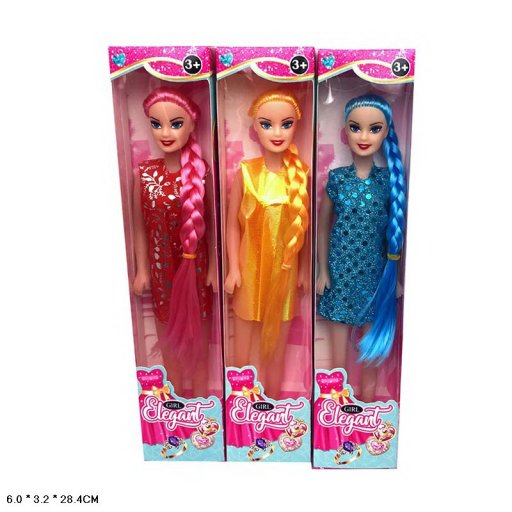 Кукла типа Барби мікс 3 види кор. 6*3,2*28см /280-2/