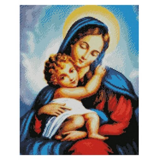 Алмазна картина FA11142 «Божа Матір», розміром 40х50 см