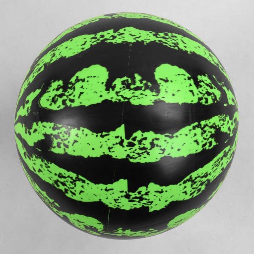 М'яч гумовий "Кавун", вага 60 грамів, 9 дюймів /400/