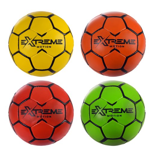 М'яч футбольний Extreme Motion №5,MICRO FIBER JAPANESE,435 гр,руч.зшивка,камера PU,MIX 4 кольори,Пакистан /32/