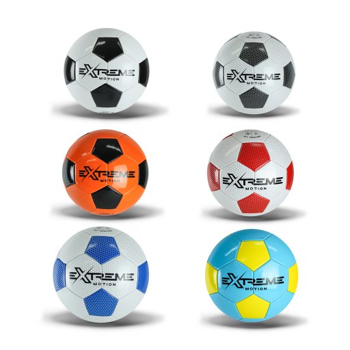 М'яч футбольний Extreme Motion №5, PVC, 340 грам, MIX 6 кольорів,сітка+голка /60/