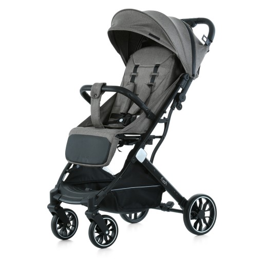 Коляска дитяча M 5727-1 FLASH Chocolate (1шт) прогулянкова,регул.ручка, алюміній, коричневий