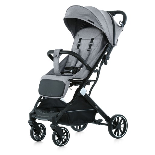 Коляска дитяча M 5727-1 FLASH Silver Gray (1шт) прогулянкова,регул.ручка, алюміній, сірий