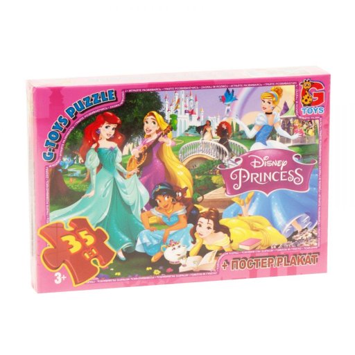 Пазли ТМ "G-Toys" із серії "Принцеси Дісней", 35 елементів