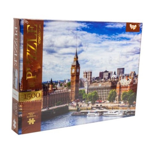 Пазлы 1500 эл. "Биг Бен Лондон Англия" Danko Toys /10/