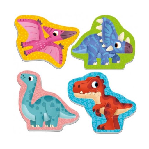 Гра розвиваюча Vladi Toys м'які бейбі пазли Малюк зможе "Динозаври" (укр)