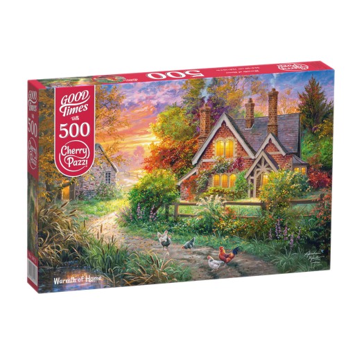 Пазли CherryPazzi 500 "Тепло будинку" 34,5x50 см