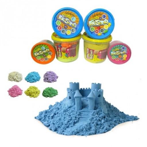 Набір творчості "Кінетичний пісок "KidSand" банка 1200г (12) Danko Toys