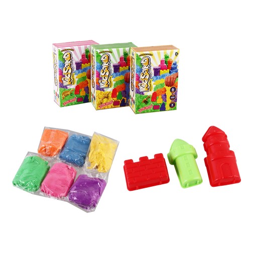 Набір творчості "Кінетичний пісок "KidSand" коробка 400 г укр (12) Danko Toys