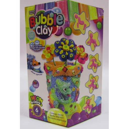 Набір творчості "BUBBLE CLAY ВАЗА" укр./рос. (8) Danko Toys