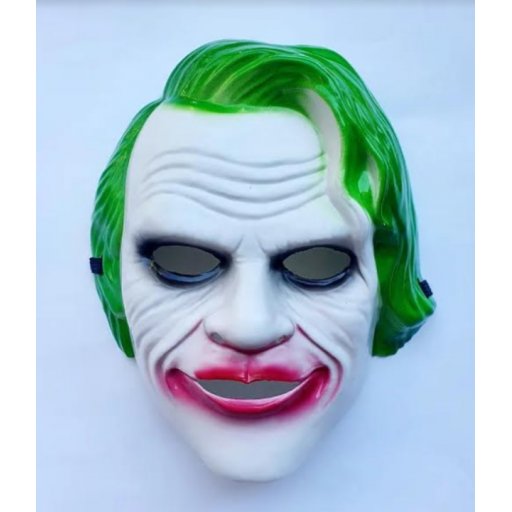 Маска "Joker" (Джокер) зелёные волосы //