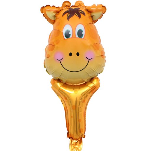 Большие гелиевые шары «Жираф», надувные фольгированные воздушные фигуры для праздника 42*21 см //