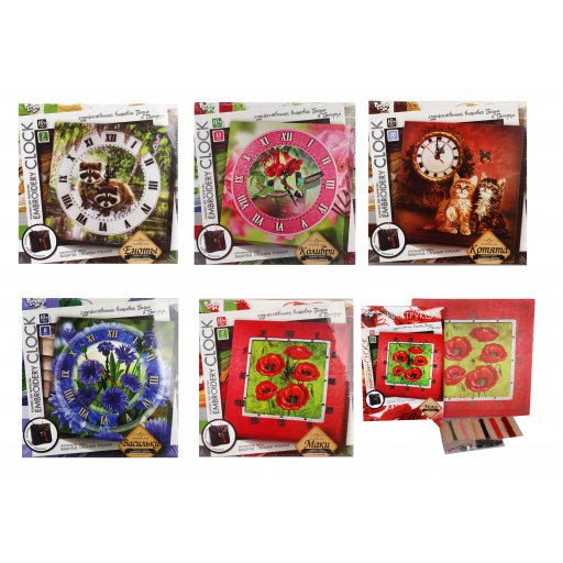 Комплект для творчості "Embroidery clock" (10) Danko Toys
