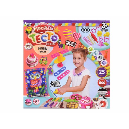 Набір творчості "Тісто для ліпки "Master Do" коробка 25 кольорiв*20г рос (5) Danko Toys