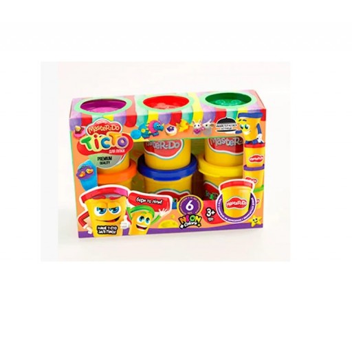 Набір творчості "Тiсто для лiпки "Master Do" 6 банок*50г рос/укр Danko Toys (8)