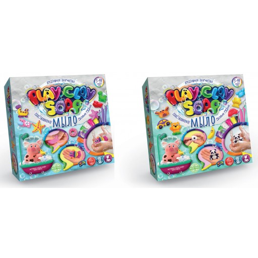 Набір творчості "Пластилінове Мило "PLAY CLAY SOAP" великий рос (6) Danko Toys