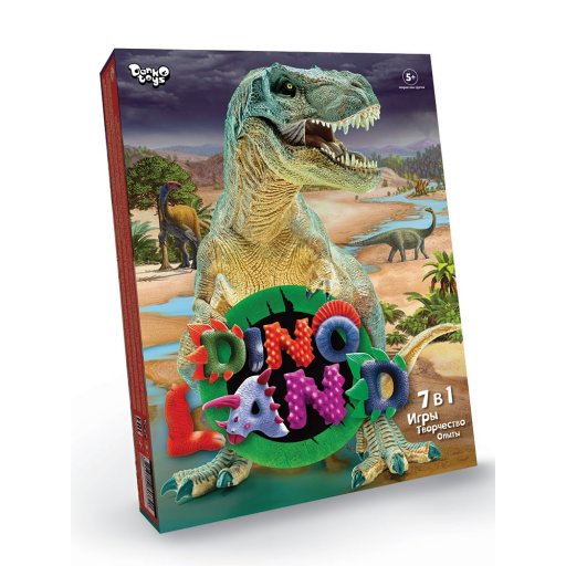 Креативна творчість "Dino Land 7 в 1" рос (5) Danko Toys