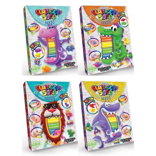 Набір творчості "Пластилінове Мило "PLAY CLAY SOAP" середній укр (16) Danko Toys