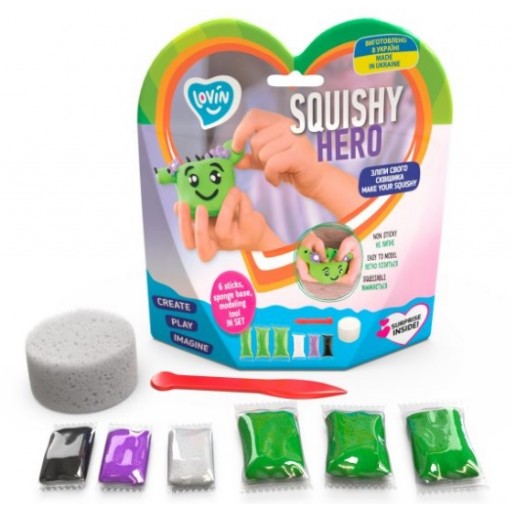 Набір для ліплення з повітяним пластиліном Squishy Cactusita TM Lovin ОКТО /10/