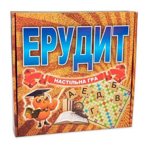 Настільна гра" Ерудит" розвиваюча, укр Стратег /10/