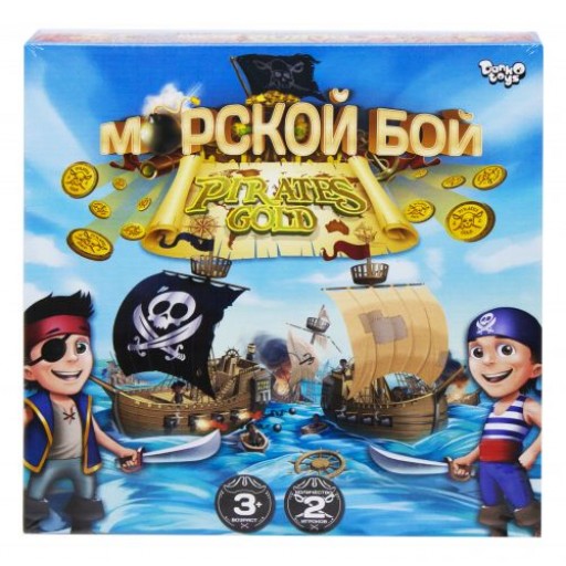 Настільна гра "Морський бій. Pirates Gold" рос (10) Danko Toys