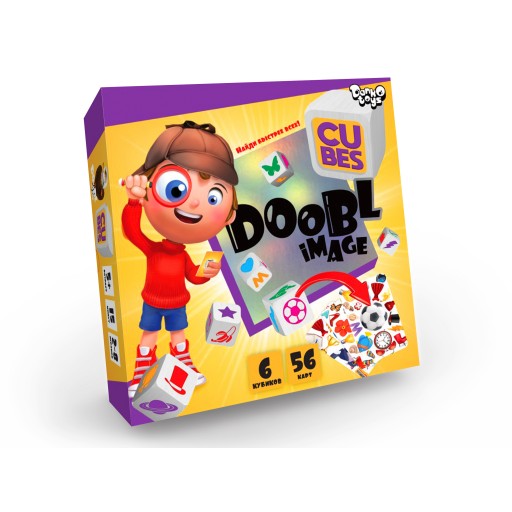 Настільна гра "Doobl Image Cubes" рос (10) Danko Toys