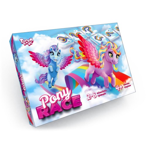 Настільна розважальна гра "Pony Race" (10) Danko Toys