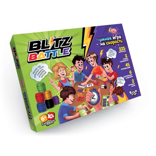 Настільна розважальна гра "Blitz Battle" рос (10) Danko Toys