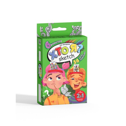 Настільна гра "Хто Я? Scetch" укр (32) Danko Toys