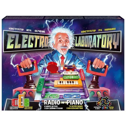 Електронний конструктор "Electro Laboratory. Radio+Piano" (5) Danko Toys