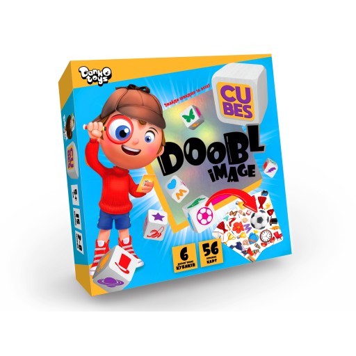 Настільна гра "Doobl Image Cubes" укр (10) Danko Toys