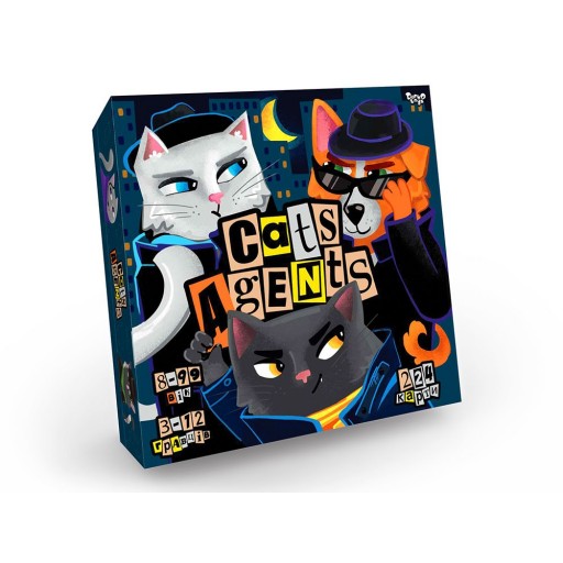 Розважальна гра "CATS AGENTS" укр (10) Danko Toys