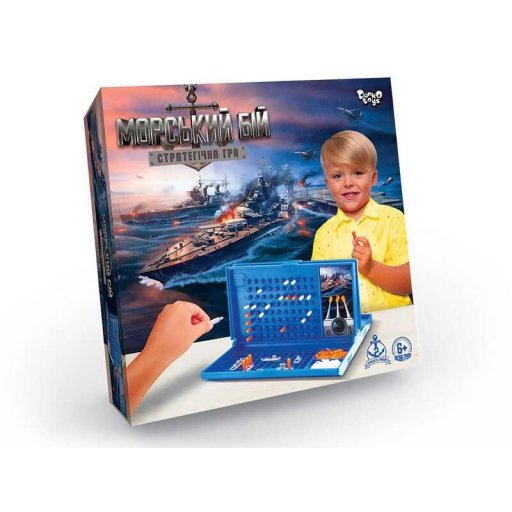 Настільна гра "Морський бій" рос (10) Danko Toys