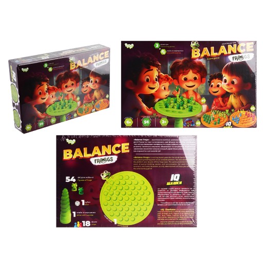 Розвиваюча настільна гра "Balance Frogs" велика (5)