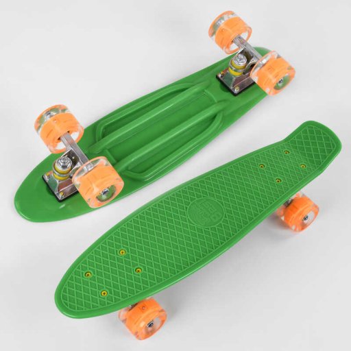 Скейт Пенні борд Best Board, дошка = 55см, колеса PU зі світлом, діаметр 6 см /8/